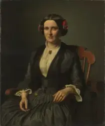 Azora Laurette Bull, født Wittrup [Maleri]