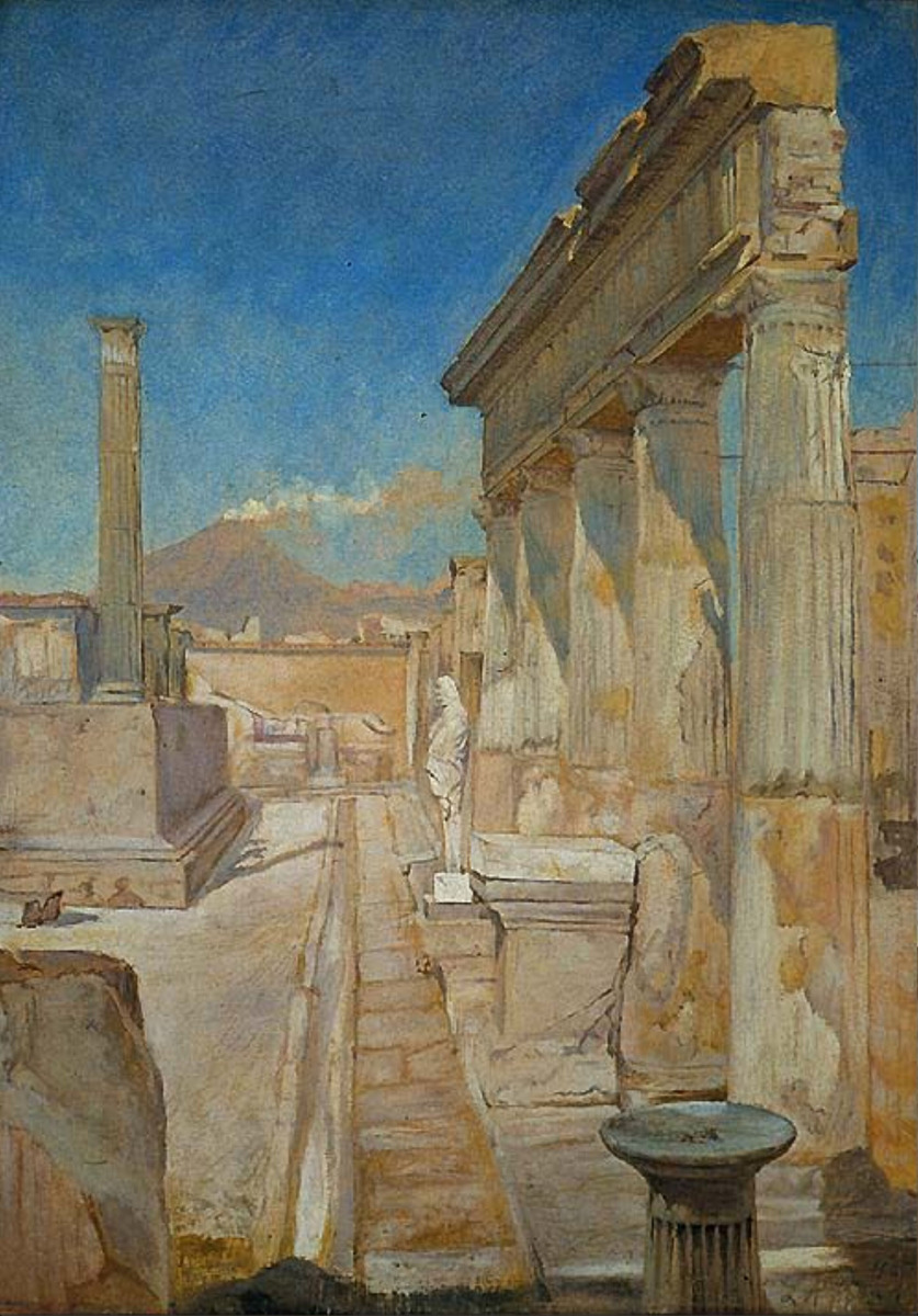 Apollotemplet i Pompeii [Maleri]