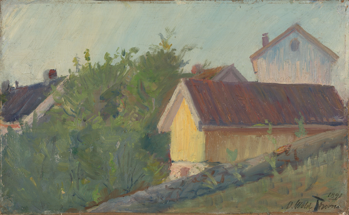 Fra Son [Maleri] -Nasjonalmuseet, billedkunstsamlingene / DigitaltMuseum
