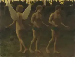 Utenfor paradismuren [Maleri]