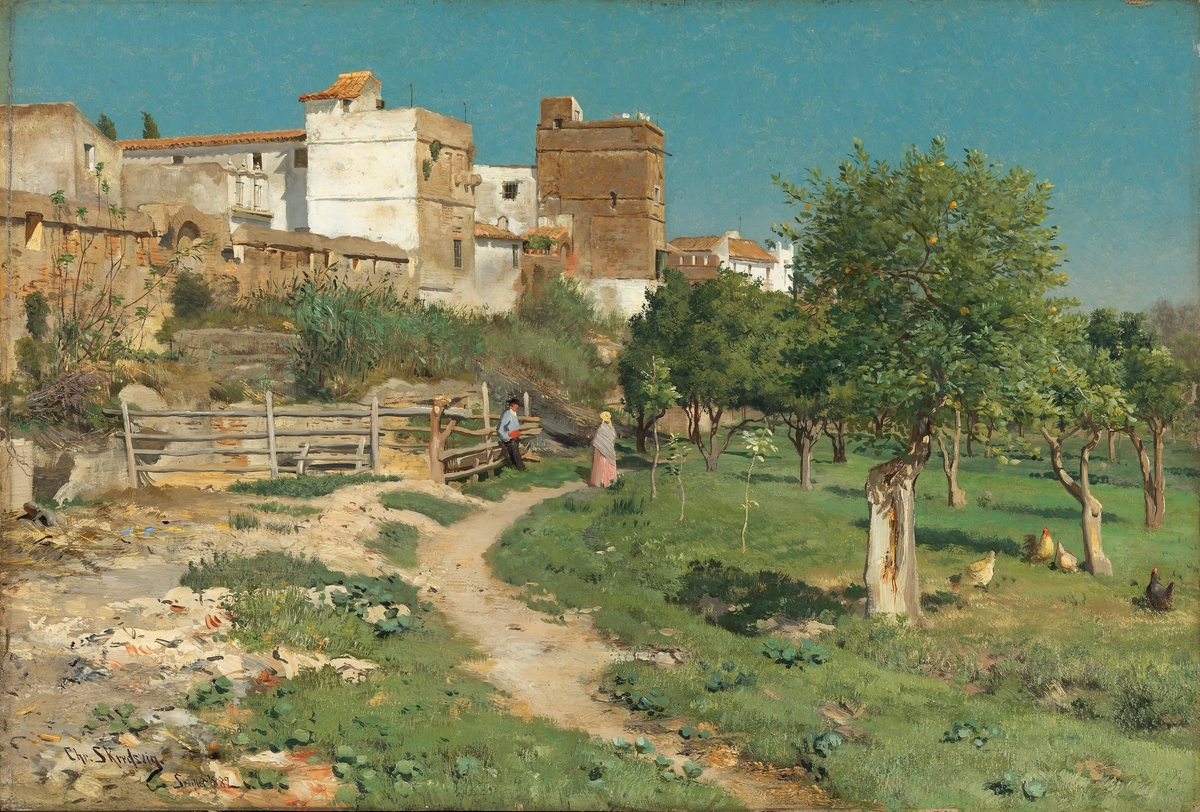 Fra Sevilla, Spania [Maleri]