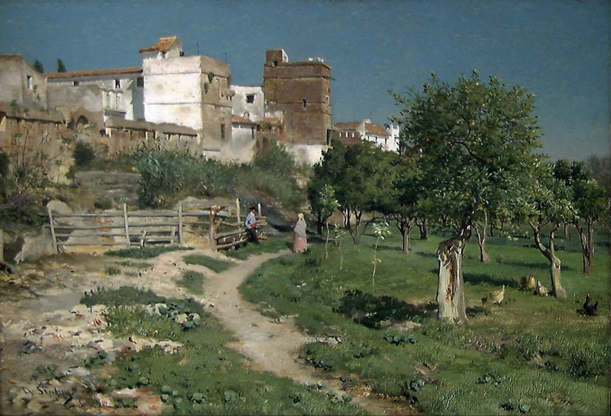 Fra Sevilla, Spania [Maleri]
