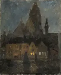 Kveldstemning, Dieppe [Maleri]