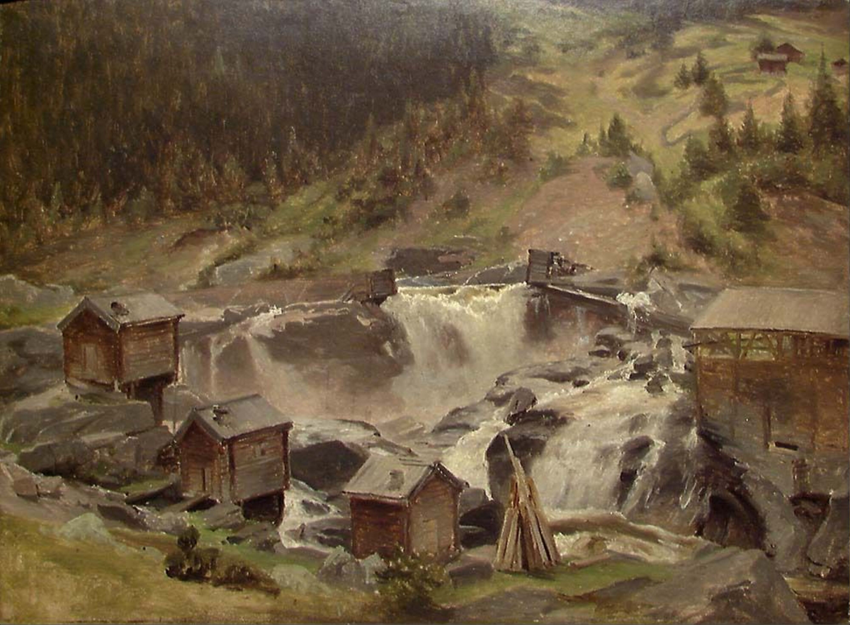 Fra Nes i Hallingdal [Maleri]