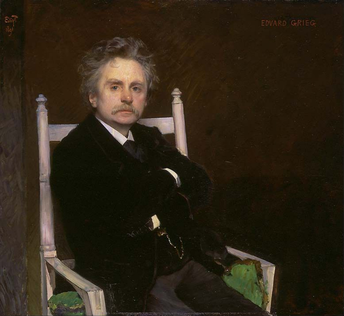 Komponisten Edvard Grieg [Maleri]