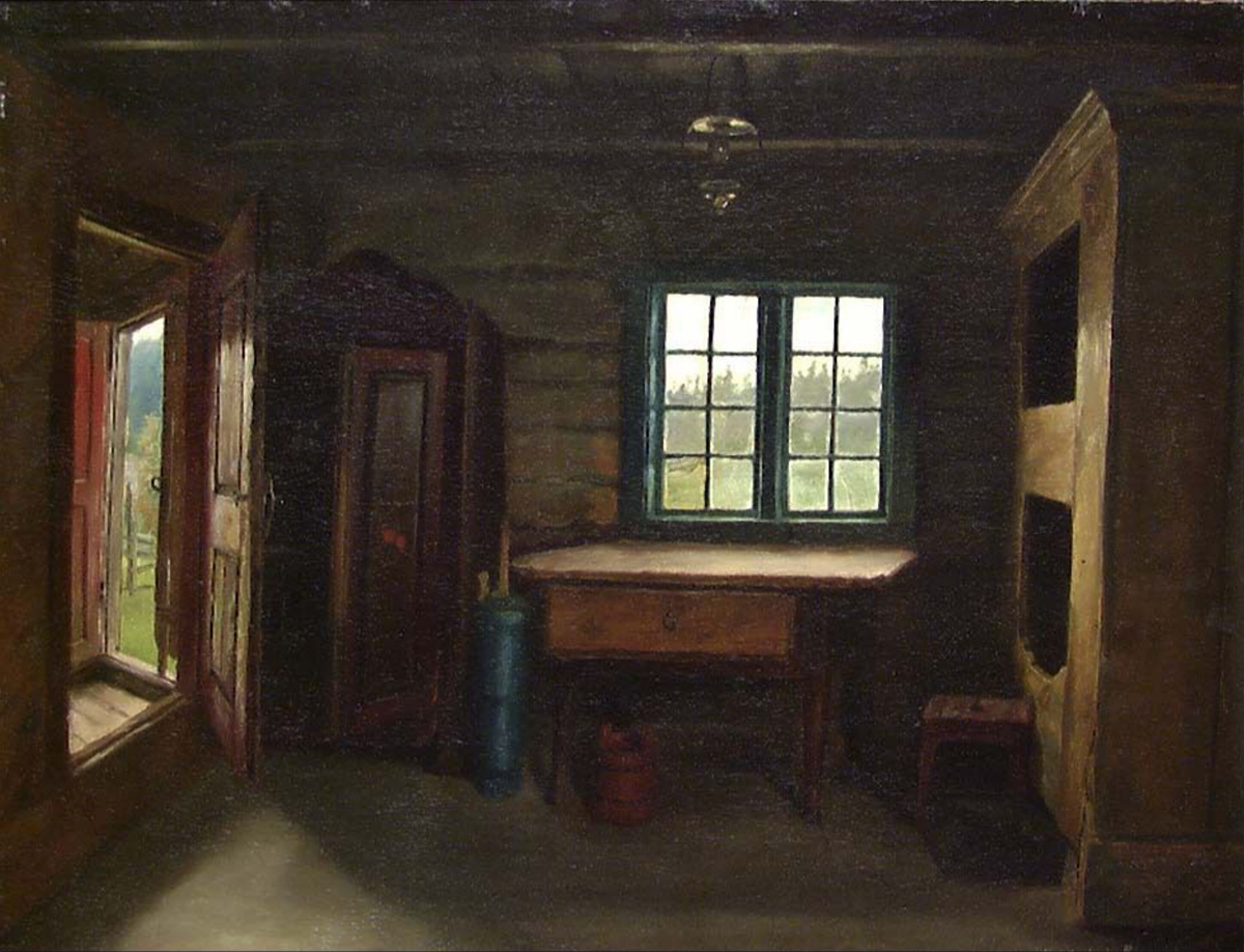 Kjøkkeninteriør [Maleri]