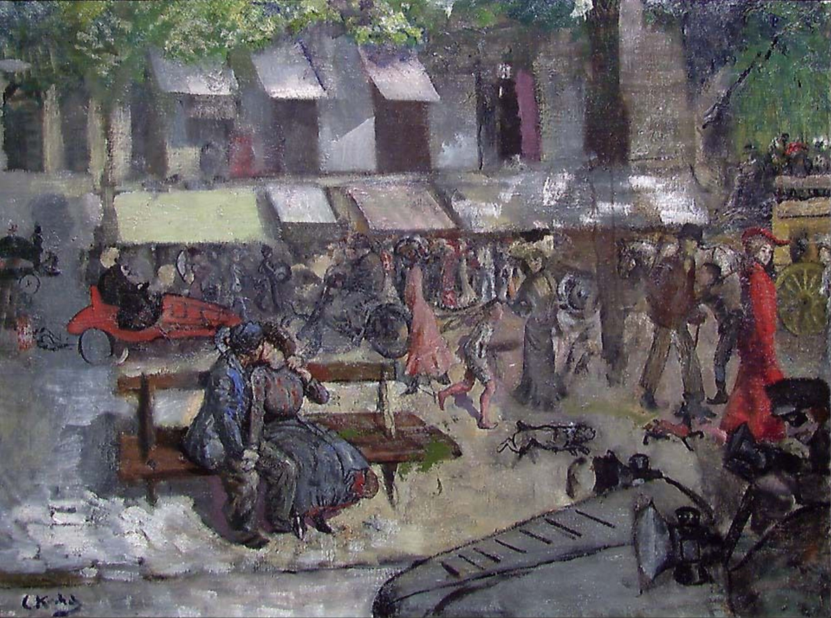 Gatescene, Paris [Maleri]