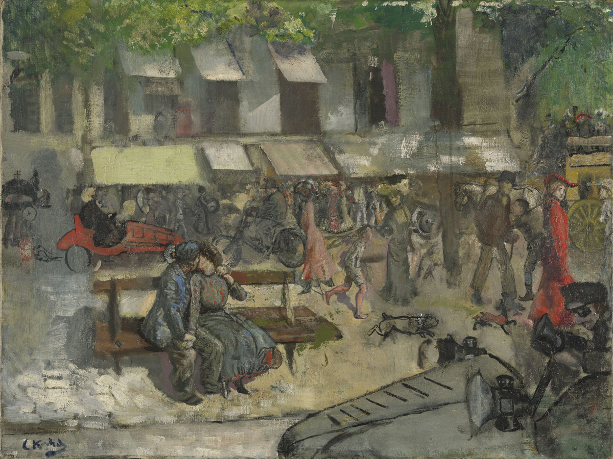Gatescene, Paris [Maleri]