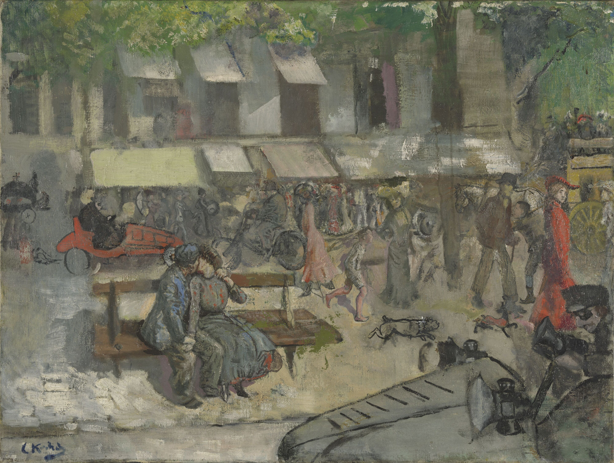 Gatescene, Paris [Maleri]