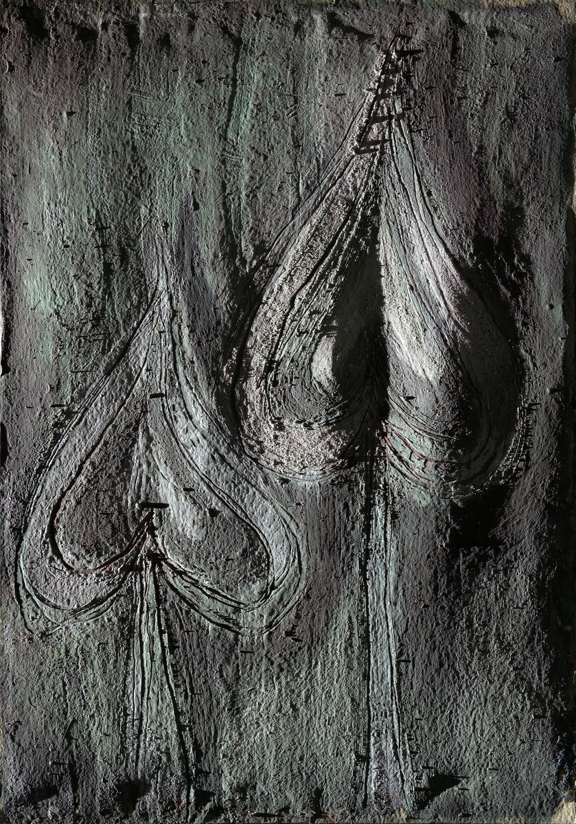 Liljer eller blader [Maleri]
