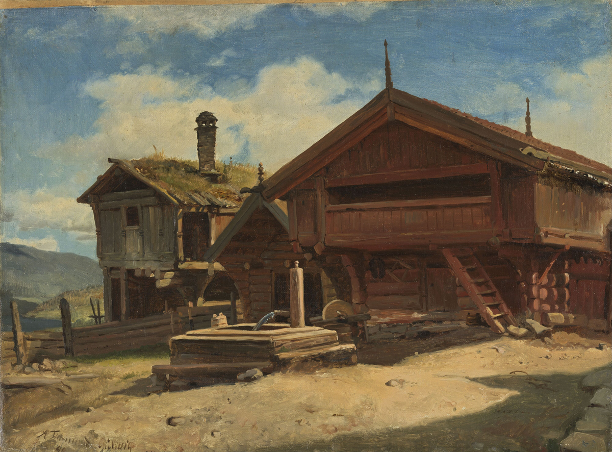 Fra Gulsvik i Hallingdal [Maleri]