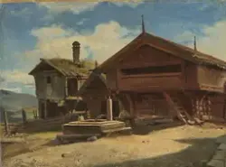 Fra Gulsvik i Hallingdal [Maleri]