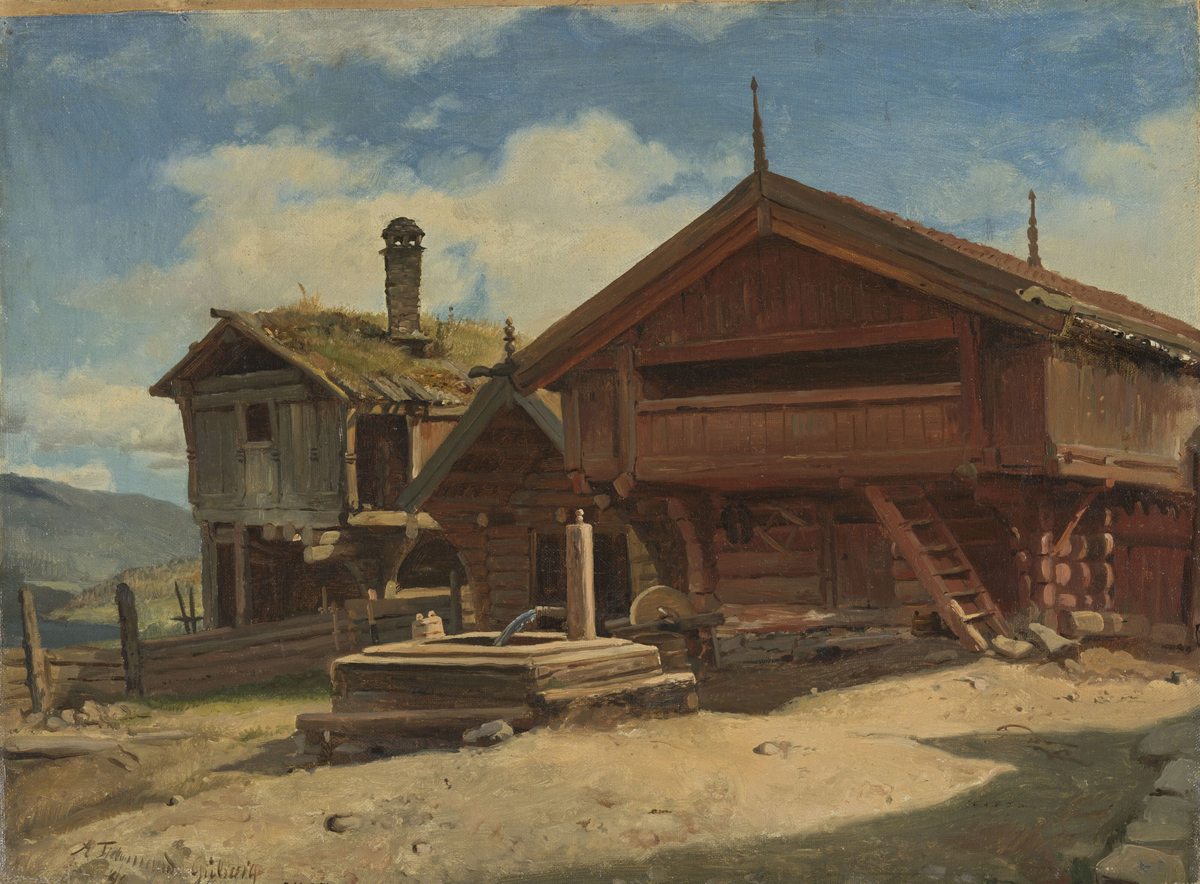 Fra Gulsvik i Hallingdal [Maleri]