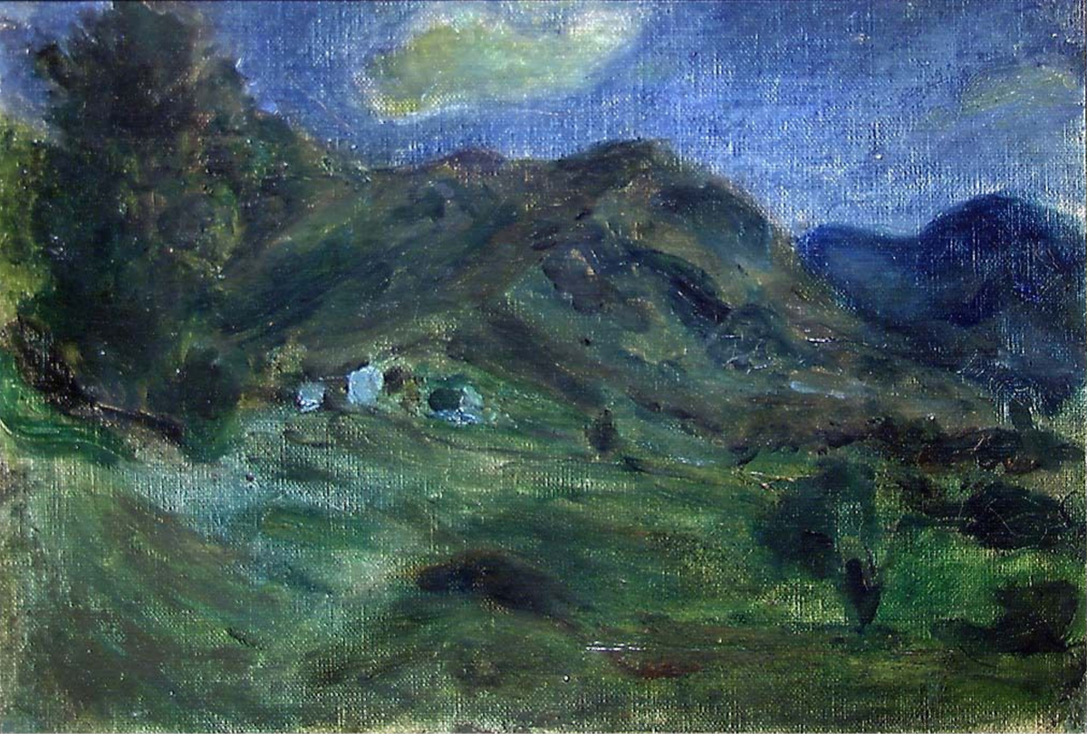 Landskap i måneskinn [Maleri]