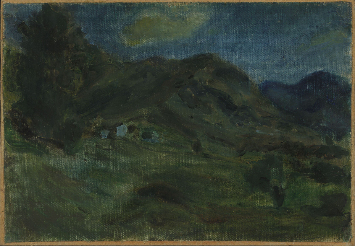 Landskap i måneskinn [Maleri]