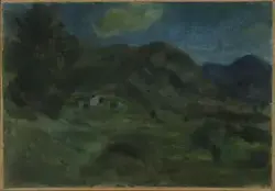 Landskap i måneskinn [Maleri]