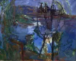 Blått vann [Maleri]