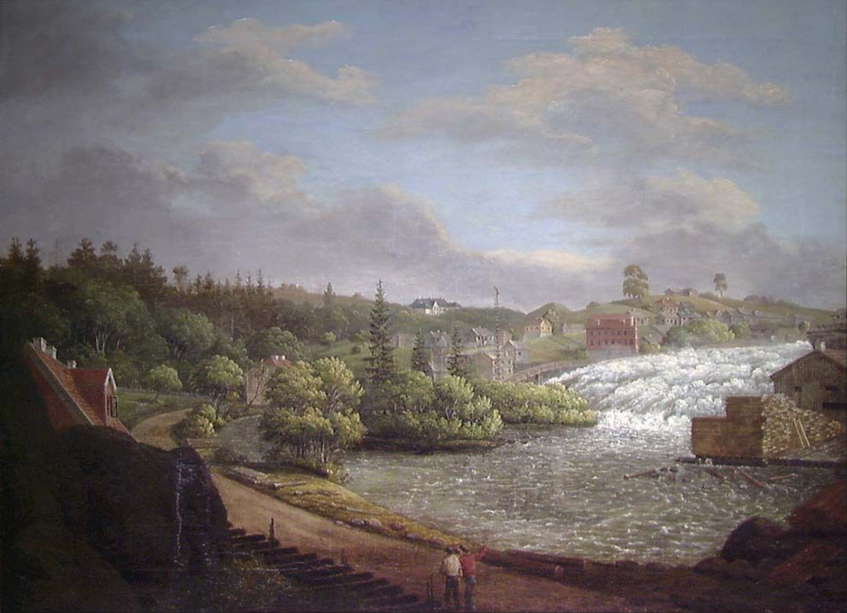 Tistedalsfossen [Maleri]