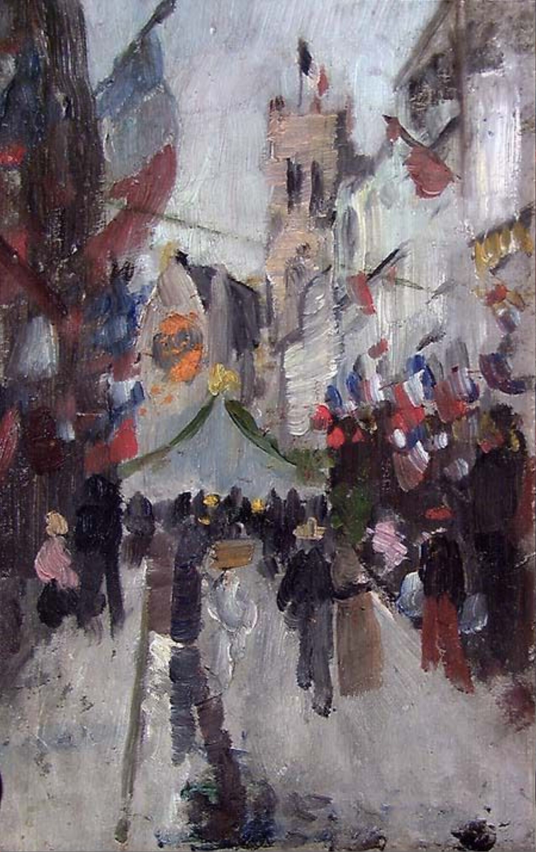 14. juli i Dieppe [Maleri]