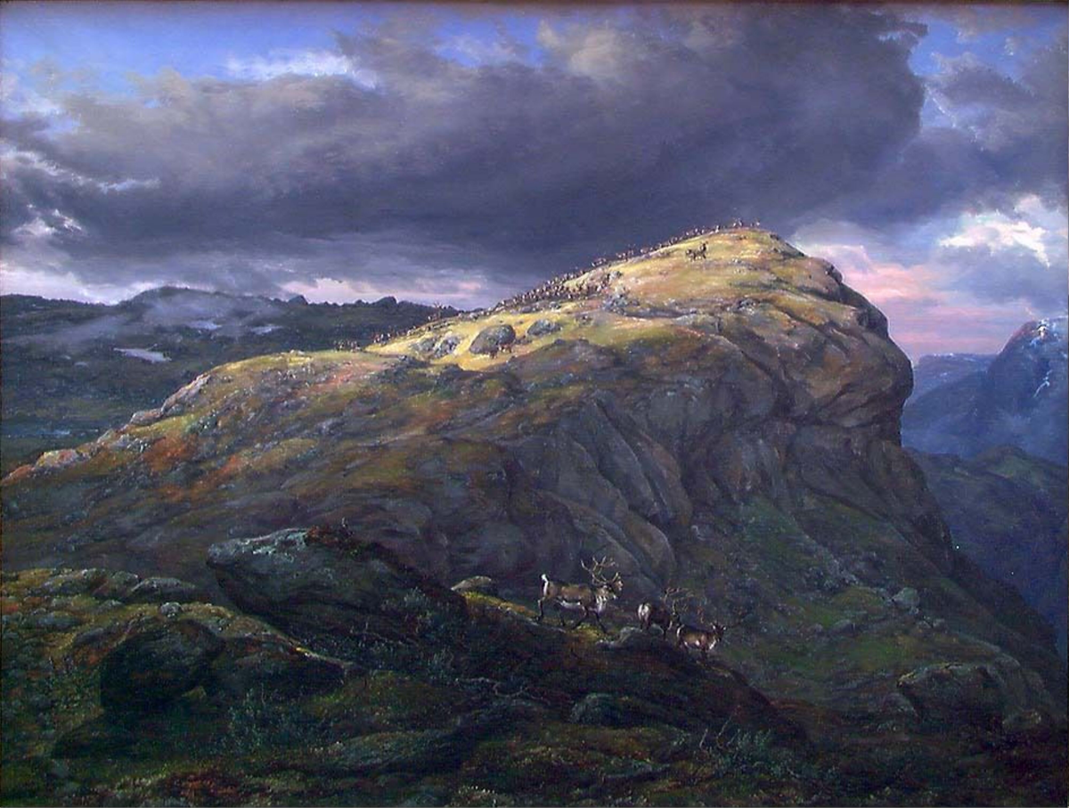 Stugunøset på Filefjell [Maleri]