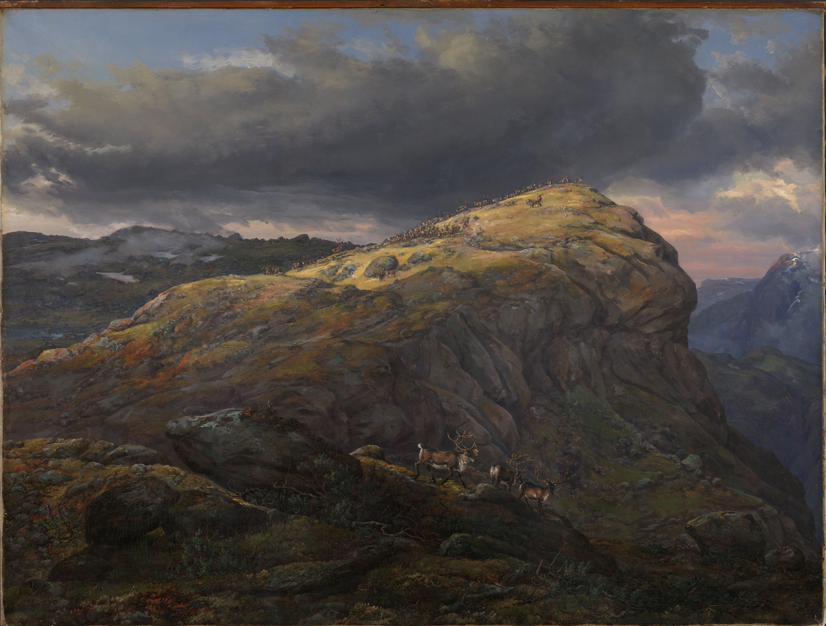 Stugunøset på Filefjell [Maleri]