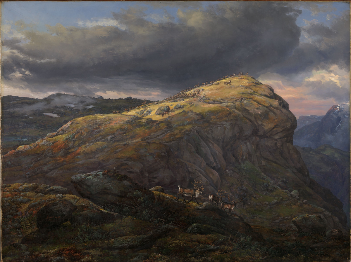 Stugunøset på Filefjell [Maleri]