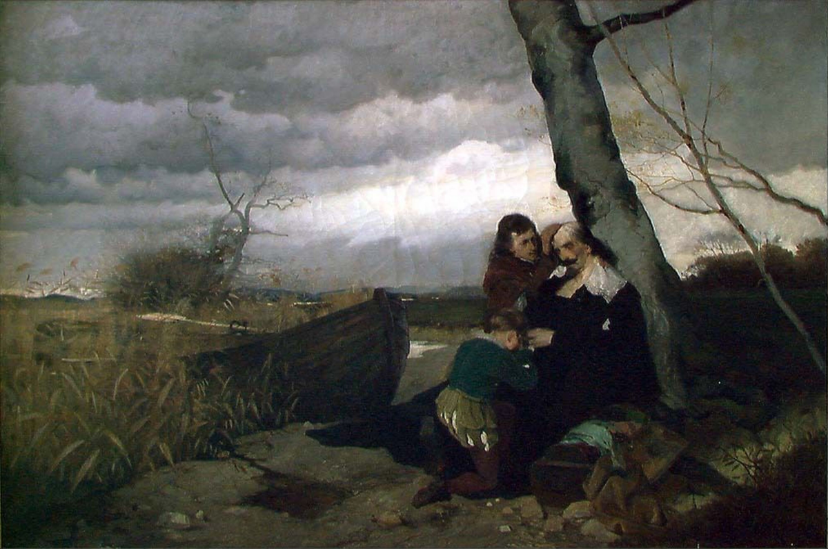 Corfitz Ulfeldts død [Maleri]