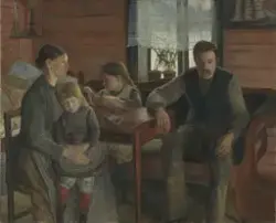 Arbeidsløs [Maleri]