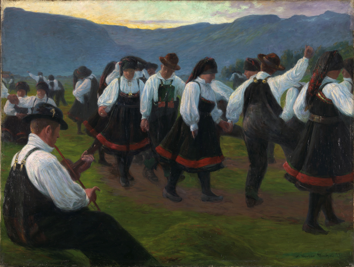 Dans i Setesdal [Maleri]