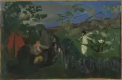 Fantasikomposisjon [Maleri]