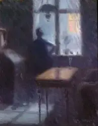 Ved vinduet [Maleri]