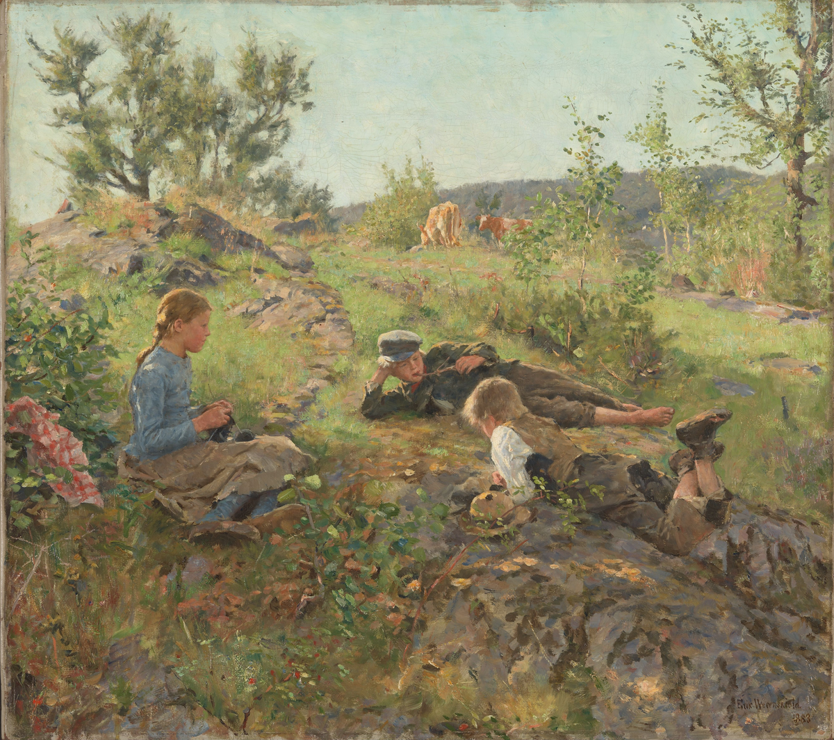 Gjetere, Tåtøy [Maleri]