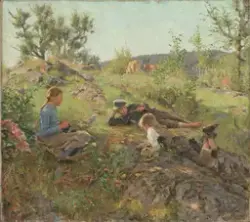 Gjetere, Tåtøy [Maleri]