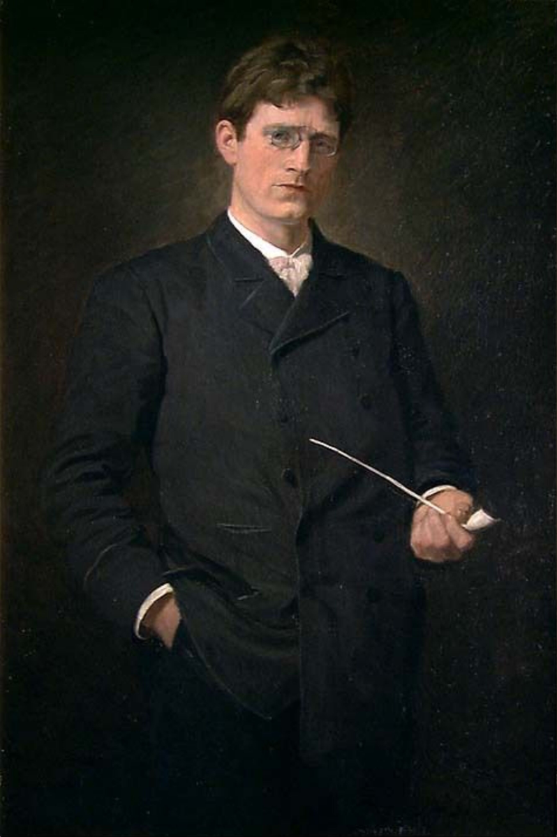 Forfatteren Knut Hamsun [Maleri]