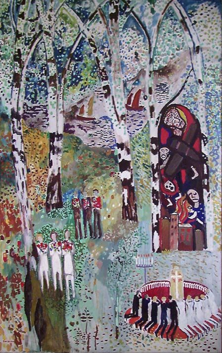 I bjerkenes katedral [Maleri]