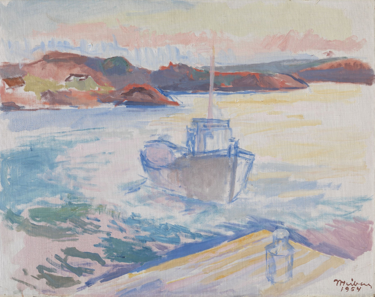 Melkebåten [Maleri]