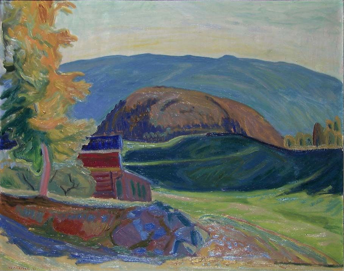 Morgensol, Flatdal i Telemark [Maleri]