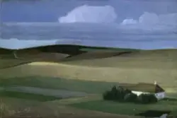 Jydsk landskap [Maleri]