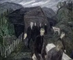 En jordferd [Maleri]