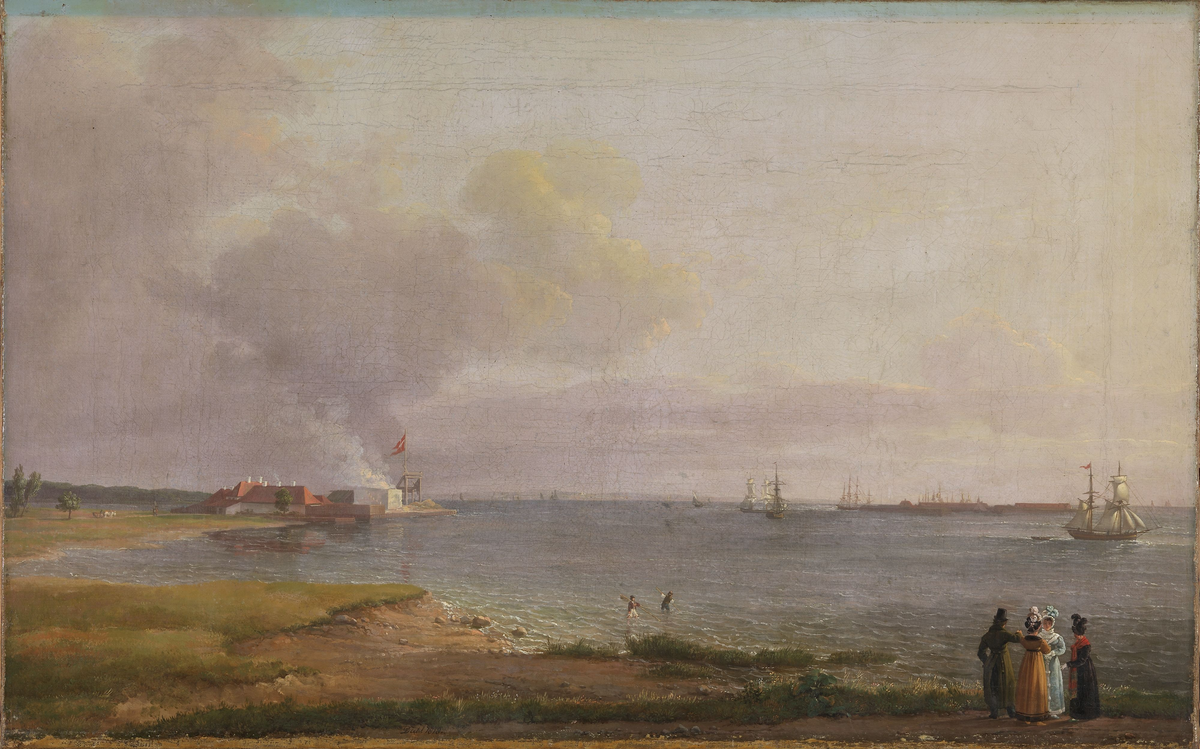 Fra Øresund [Maleri]