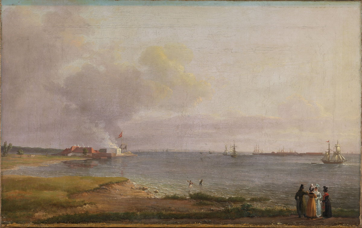 Fra Øresund [Maleri]
