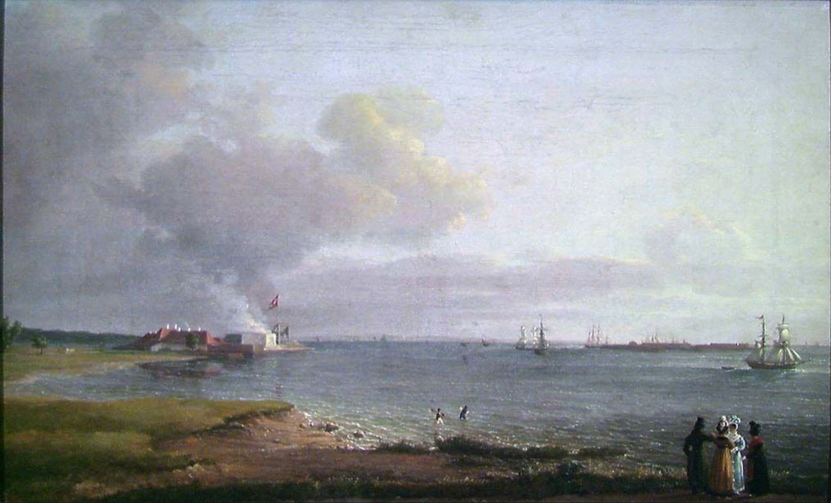 Fra Øresund [Maleri]