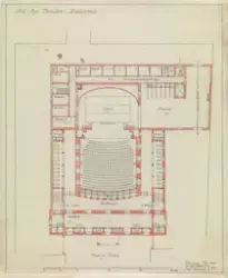 Det Nye Teater [Plantegning]