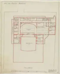 Det Nye Teater [Plantegning]