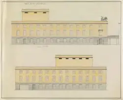 Det Nye Teater [Fasadeoppriss]