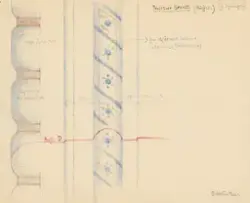 Tegninger til spisestuemøbler for professor Brandt [Presenta