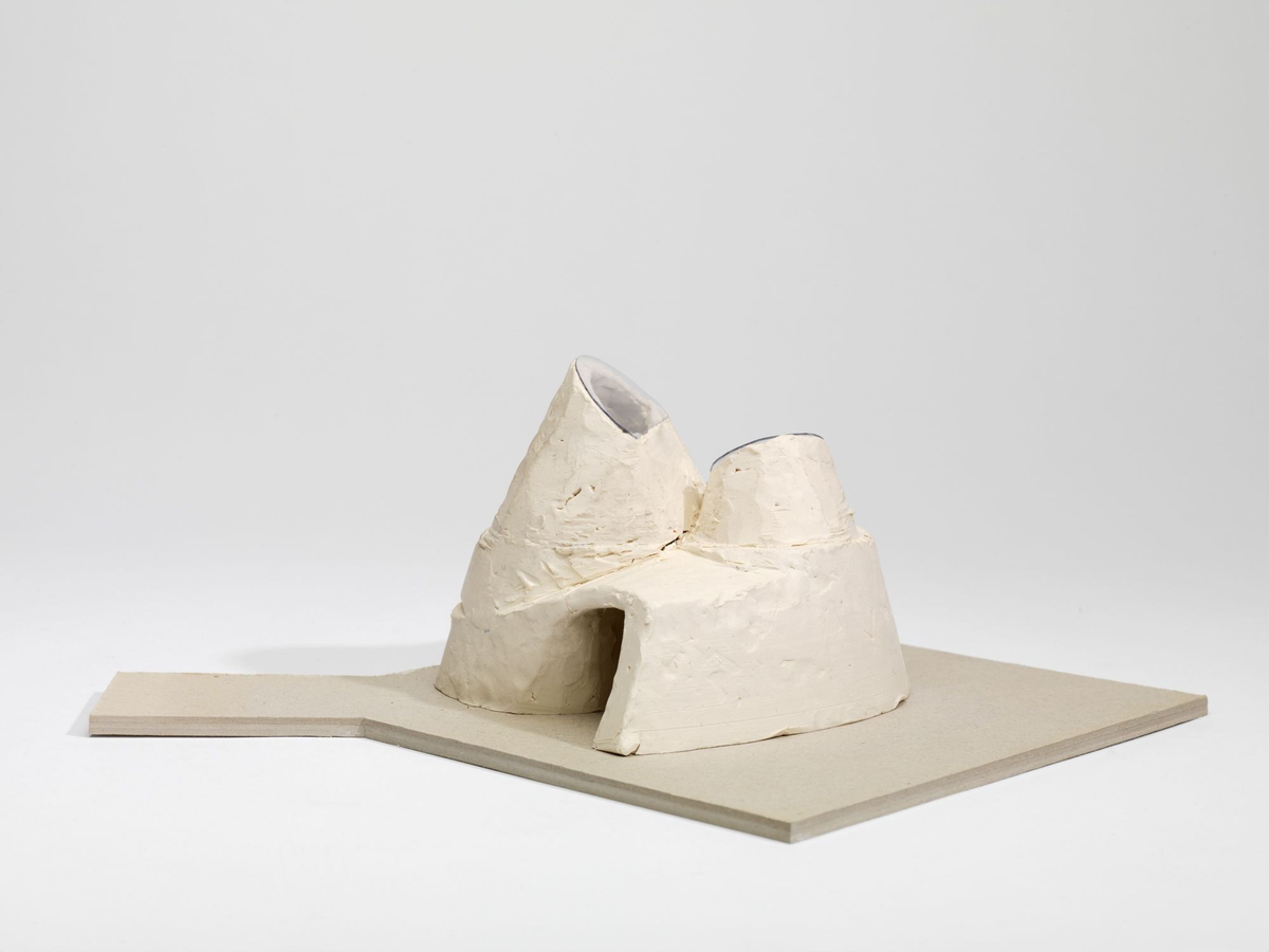 Utkast til glasspaviljong for Norsk Bremuseum [Studiemodell]