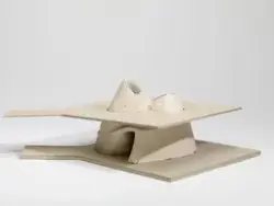 Utkast til glasspaviljong for Norsk Bremuseum [Studiemodell]