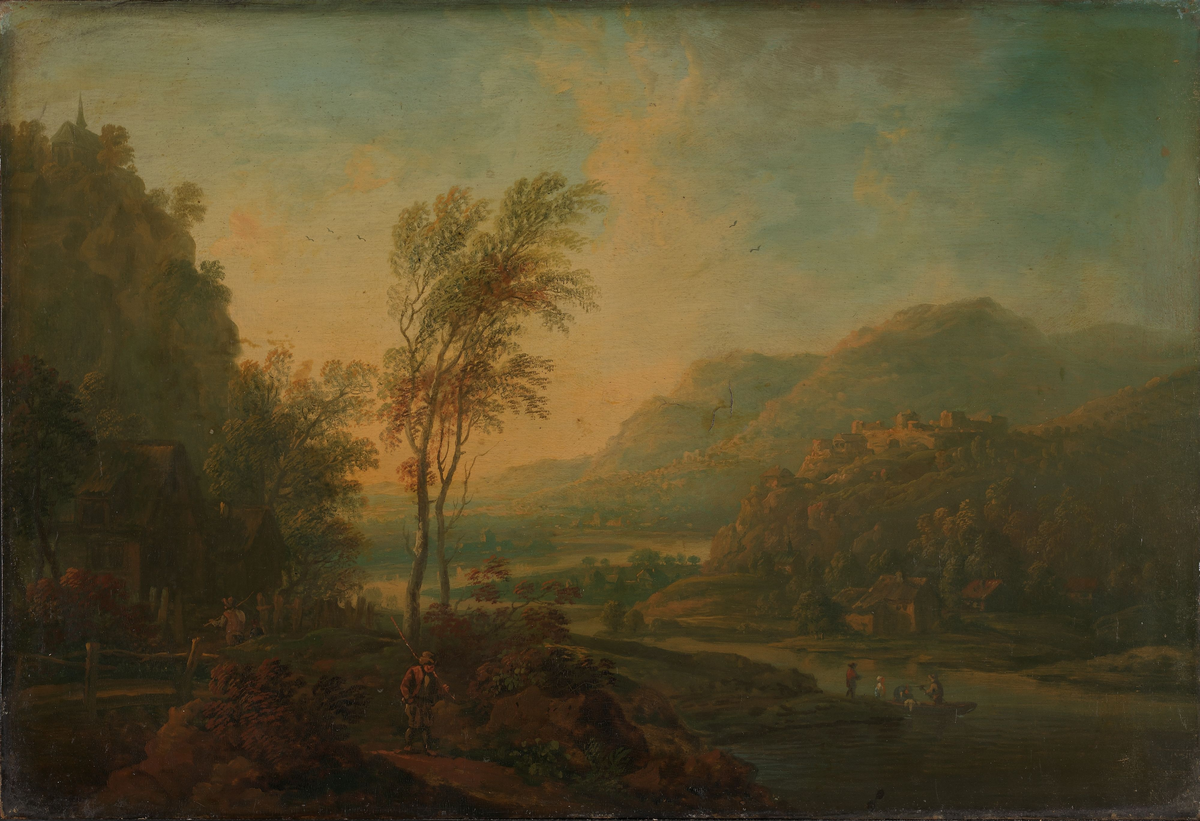 Landskap fra Rhin-egnen [Maleri]