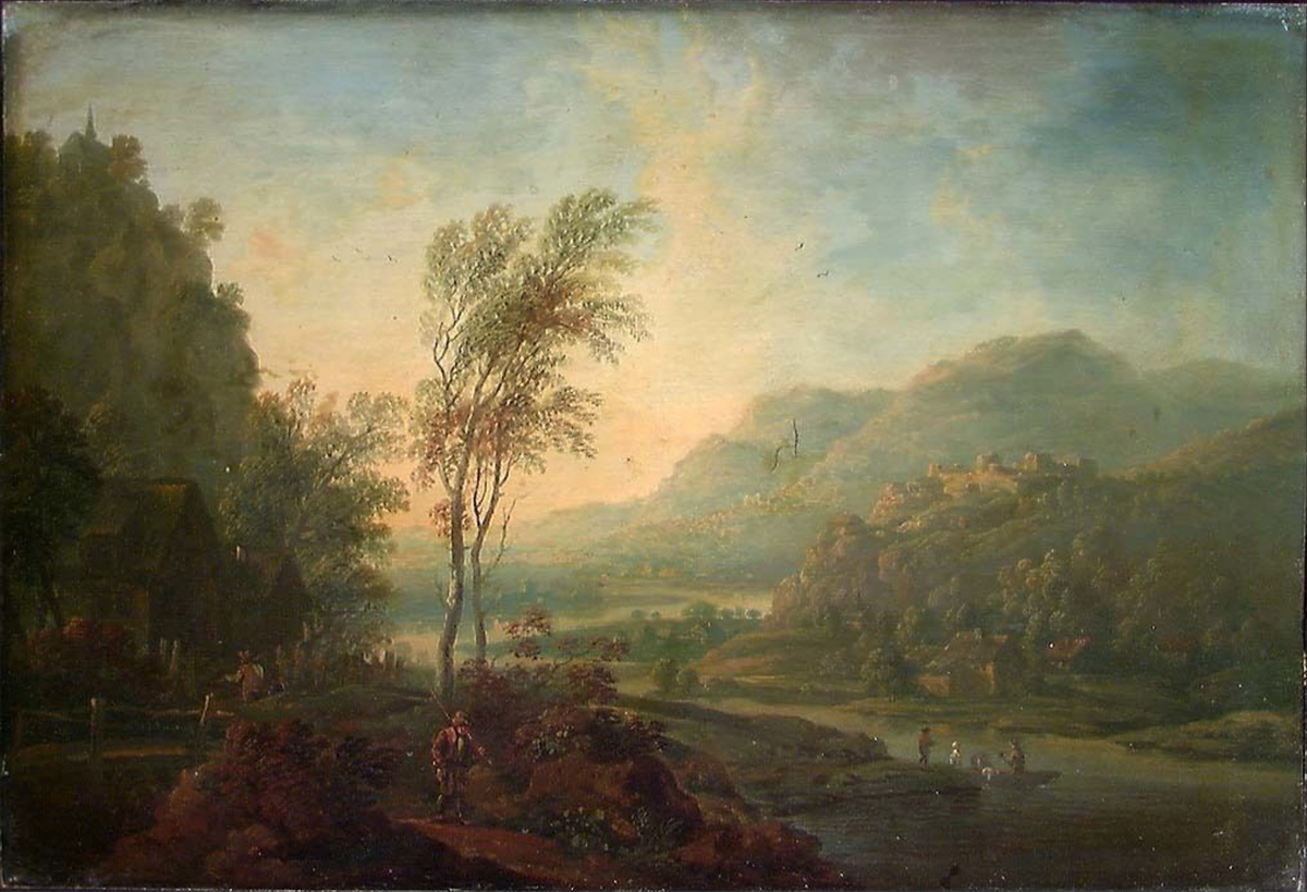 Landskap fra Rhin-egnen [Maleri]